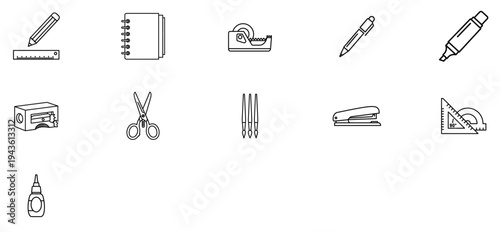 set of stationery