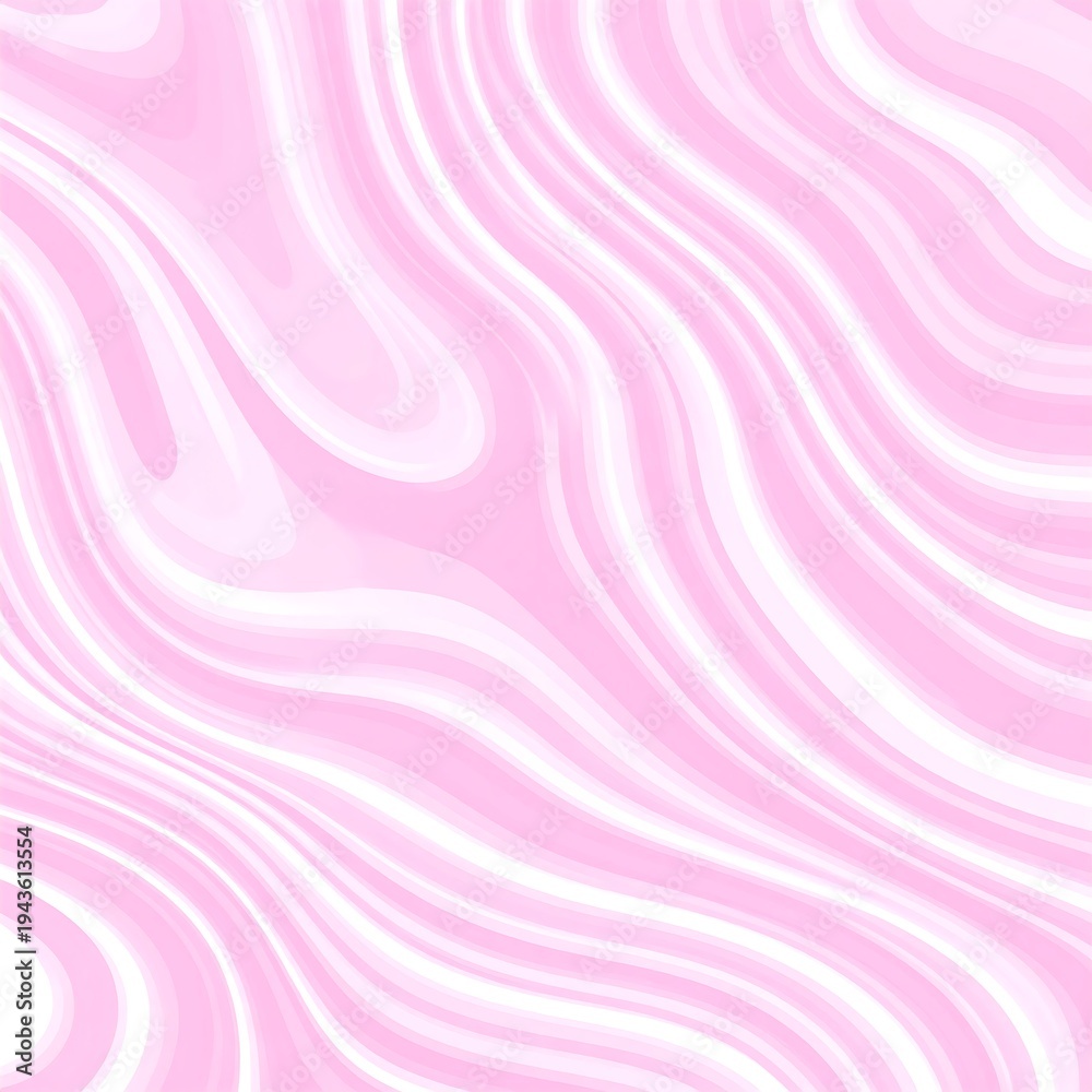 Obraz premium A pink and white abstract wavy pattern (1)