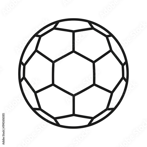 soccer ball isolated on white