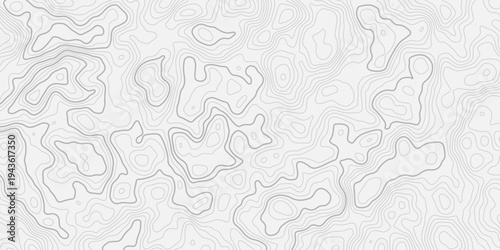Abstract Topographic Contour Lines Map Background with Mountain Terrain Relief Design
Seamless Geographic Elevation Pattern with Modern Minimal Line Texture