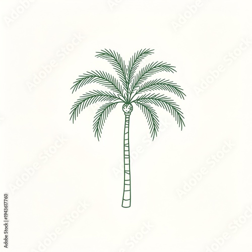 palm tree vector illustration