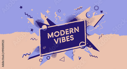 Modern Vibes Abstract Design Elements.