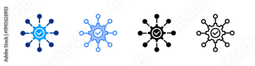 Technology Multiple Style Icon Set Vector 