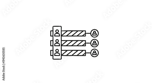 Simple Bar Chart Representing Data Analysis and Performance Metrics.