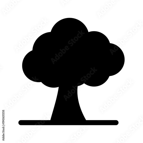 Tree Icon Vector Symbol Design Illustration
