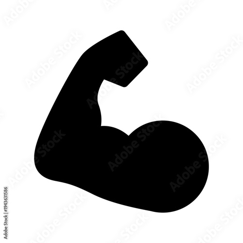Bicep Icon Vector Symbol Design Illustration