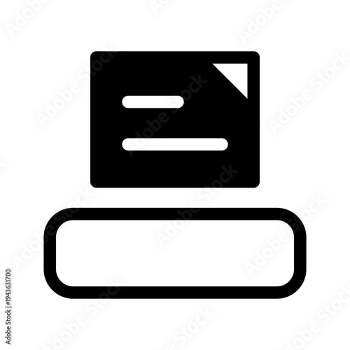 Fax Icon Vector Symbol Design Illustration