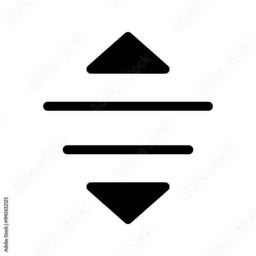 Sort Icon Vector Symbol Design Illustration