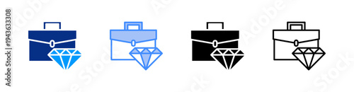 Value Multiple Style Icon Set Vector 