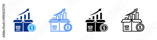 Consumption Multiple Style Icon Set Vector 