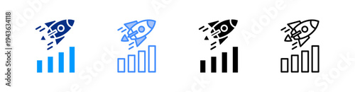 High Multiple Style Icon Set Vector 