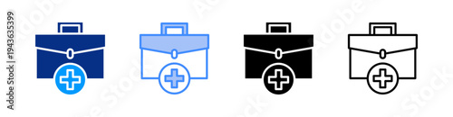 Business Multiple Style Icon Set Vector 