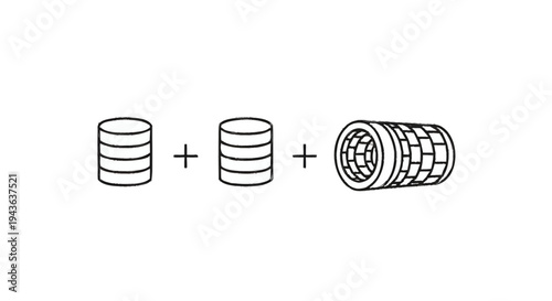 Stack of Coins and Rolled Up Money Symbolizing Wealth.