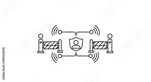 Smart Security System with Wireless Access Control and Surveillance.