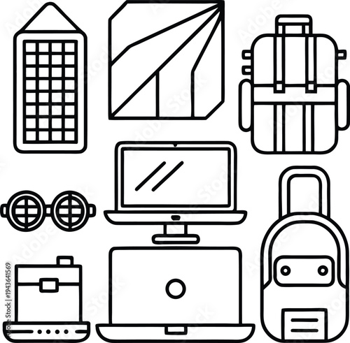 A collection of modern tools essential to facilitate everyday tasks. Featuring the integration of advanced tools to enable efficient and streamlined performance.