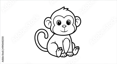 Cheeky Monkey Vector