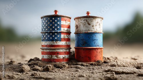 Oil Barrels of the United S...