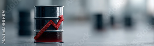 Oil Barrel Rise: A symbolic...