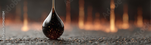 Elegant drop of liquid: A c...