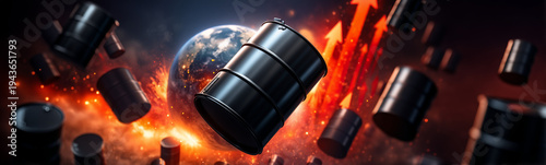 Oil Barrels and the Earth: ...