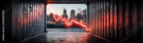 Economic Downturn: A symbol...