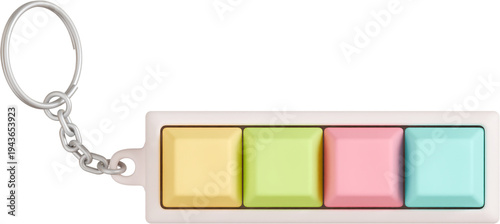 Photography keyboard keyring