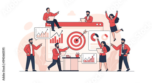 Wallpaper Mural Teamwork and Business Strategy Meeting for Success. Torontodigital.ca