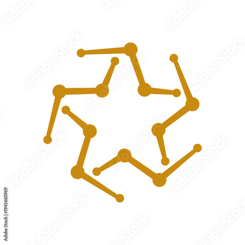 Star logo design template illustration vector