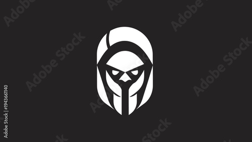 Stylized Masked Figure Emblematic of Mystery and Intrigue.