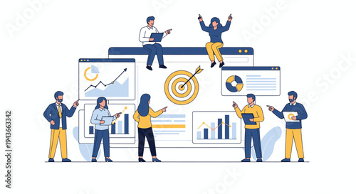 Team Collaboration and Data Analysis for Business Success.