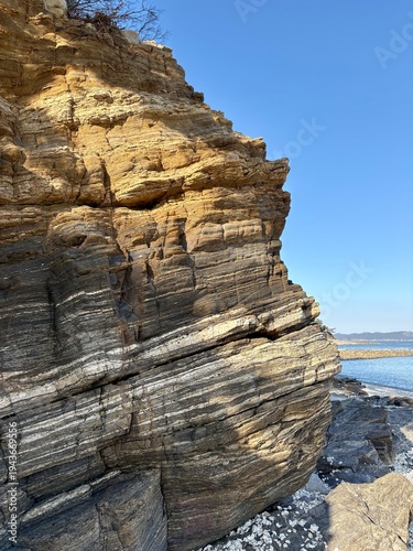 rocks and sea