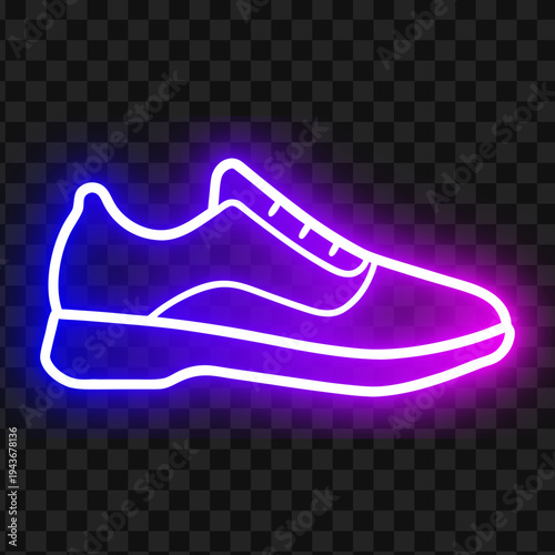 Bright Neon Shoe Design