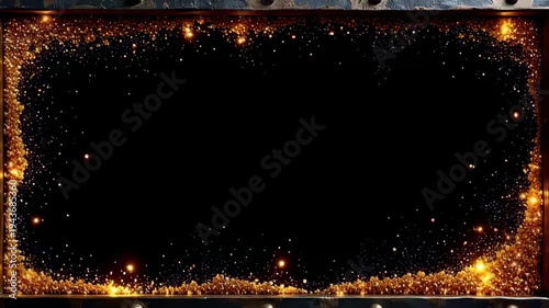 inwards ampere assume sight display, the metal industrial march shot form inwards dreary metal be besiege aside glittering blurs of gold beam that saltation gracefully, ponder turned the