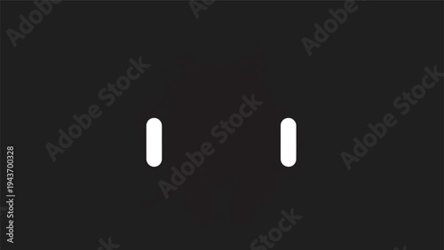 Two abstract white vertical lines on a dark background.