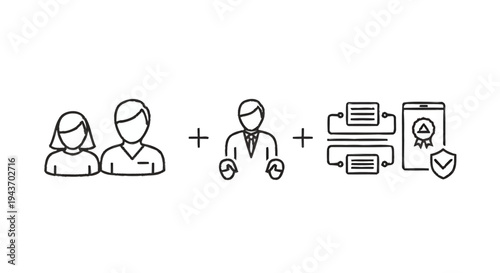 Teamwork and Collaboration Leading to Success and Security.