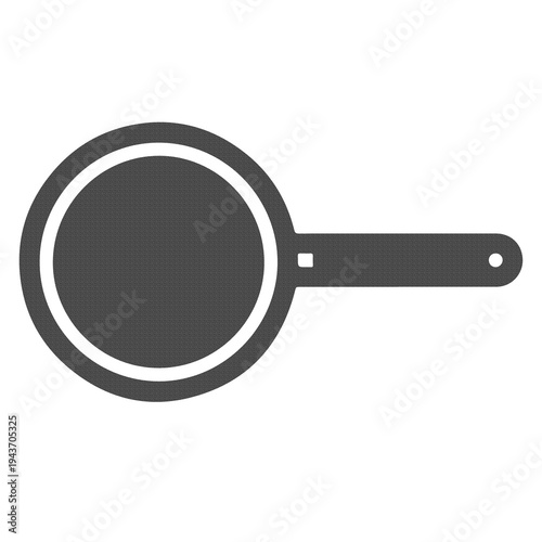Kitchen Frying Pan Cooking Utensil Icon – Fry Pan Equipment Illustration Transparent PNG File