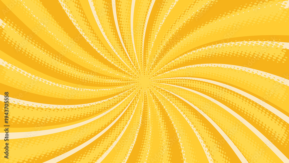 Fototapeta premium Swirling sunburst effect background
