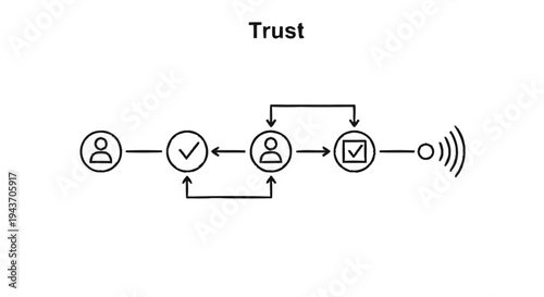 Trust and Verification Process in Digital Communication.