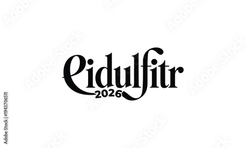 Eid ul Fitr 2026 celebration greeting card template design