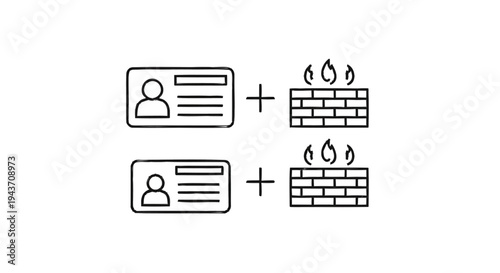 Two Identifications Protected by Firewalls.