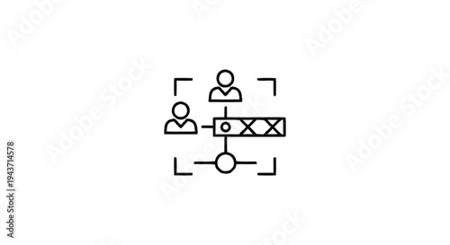 User Identification and Access Control System Diagram.