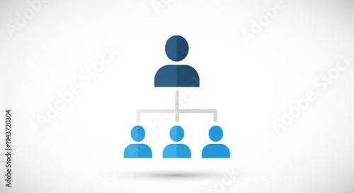 Hierarchical Organizational Chart Showing Structure and Relationships.