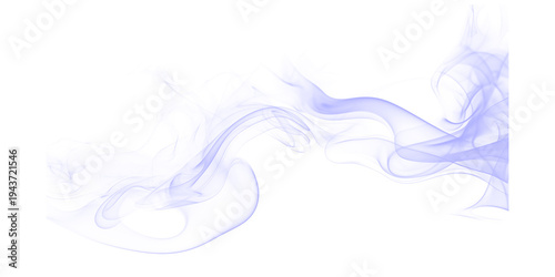 Foto Ethereal purple smoke trail flowing across black background cinematic abstract v