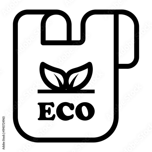 recycle bag Line Icon