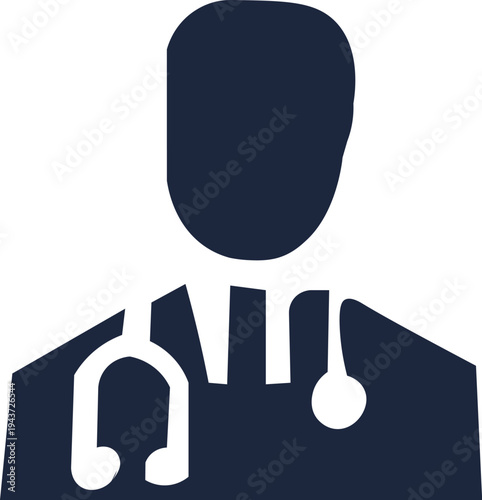 Healthcare Doctor Avatar Vector Symbol