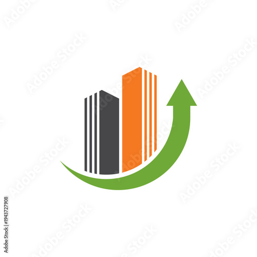 Building Growth and Success Icon