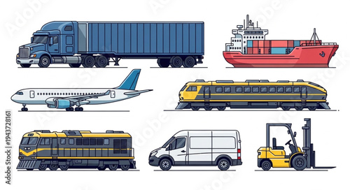 Various Vehicles and Transportation Modes.