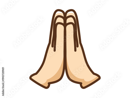 ハンドアイコン_カラー_手を合わせる