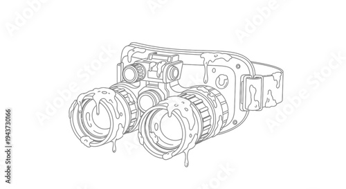 Night Vision Goggles, Military Equipment, Tactical Gear, Stealth Technology, Surveillance Device