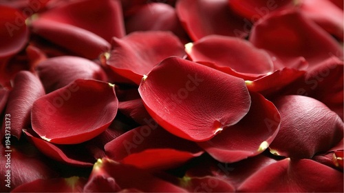 Wallpaper Mural Dense Cluster of Bright Red Rose Petals
 Torontodigital.ca